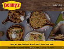 Tablet Screenshot of dennys.co.nz